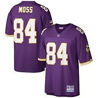 Men's Mitchell & Ness Randy Moss White Minnesota Vikings Big Tall 1998 Legacy Retired Player Jersey