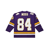 Maillot de hockey Maxxed Out violet pour homme Mitchell & Ness Randy Moss des Vikings du Minnesota