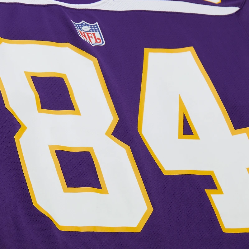 Maillot de hockey Maxxed Out violet pour homme Mitchell & Ness Randy Moss des Vikings du Minnesota