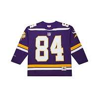 Maillot de hockey Maxxed Out violet pour homme Mitchell & Ness Randy Moss des Vikings du Minnesota