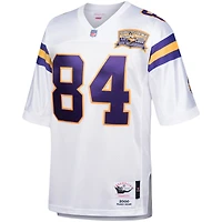 Maillot de joueur retraité authentique Mitchell & Ness Randy Moss blanc Minnesota Vikings 2000 pour hommes