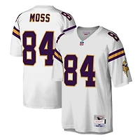 Maillot réplique Mitchell & Ness Randy Moss blanc Minnesota Vikings Legacy pour hommes