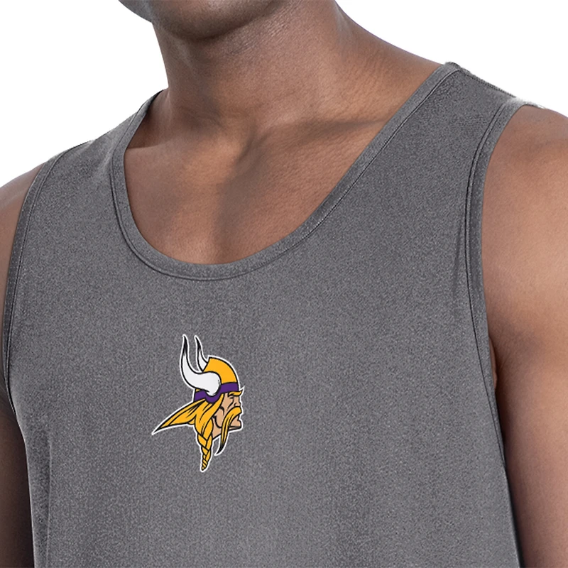 Men's MSX by Michael Strahan  Charcoal Minnesota Vikings Energy Tank Top
