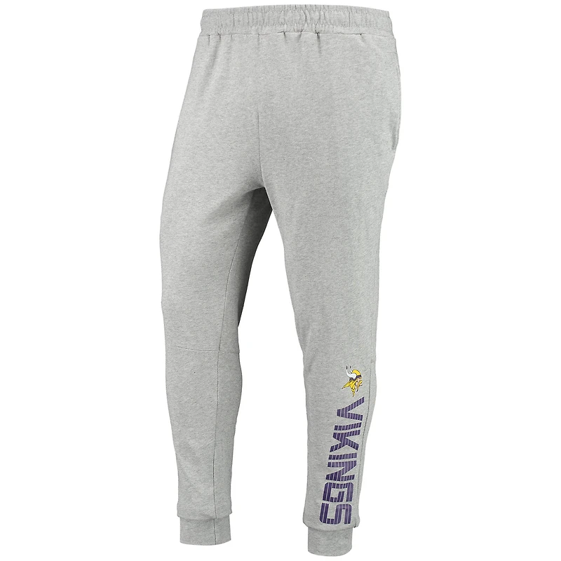 Pantalon de jogging MSX by Michael Strahan pour homme, gris chiné Minnesota Vikings