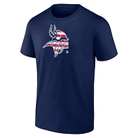 T-shirt Americana bleu marine pour homme des Vikings du Minnesota