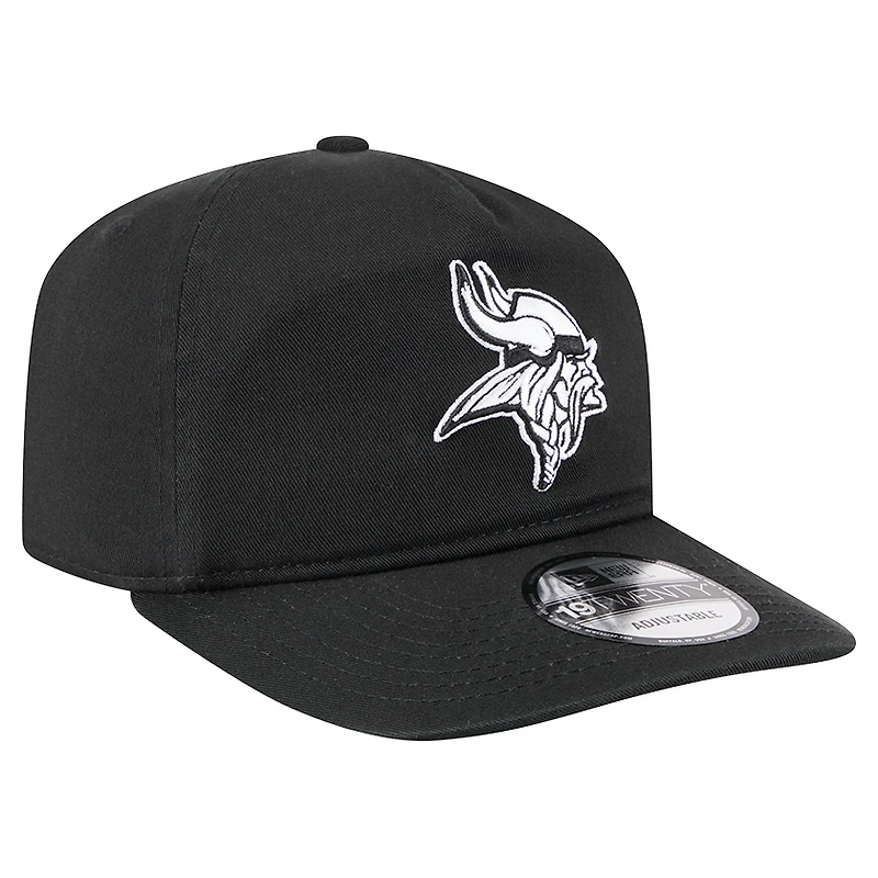 Casquette ajustable 19TWENTY noire/blanche New Era pour homme des Vikings du Minnesota