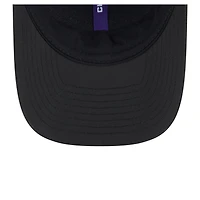 Casquette ajustable New Era noire Minnesota Vikings 2025 Inspire Change 9FORTY M-Crown pour homme