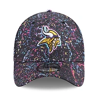 Casquette New Era noire Minnesota Vikings 2025 NFL Crucial Catch 39THIRTY Flex pour homme