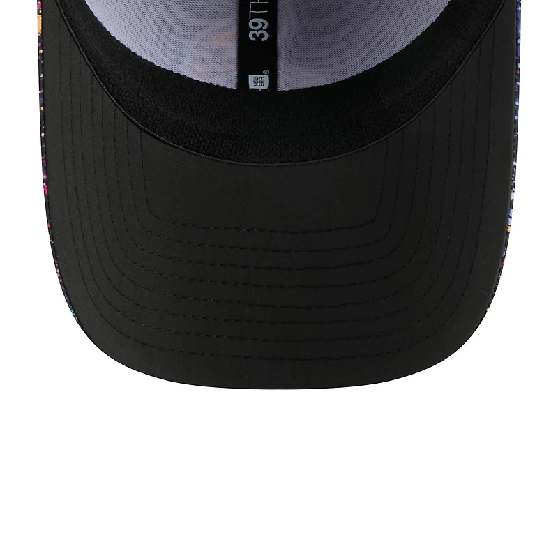 Casquette New Era noire Minnesota Vikings 2025 NFL Crucial Catch 39THIRTY Flex pour homme