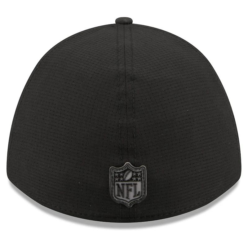Men's New Era Black Minnesota Vikings 2026 NFL Training Camp 39THIRTY Flex Hat