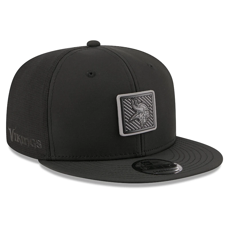 Casquette ajustable New Era noire Minnesota Vikings 2026 NFL Training Camp 9FIFTY pour homme