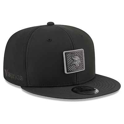 Casquette ajustable New Era noire Minnesota Vikings 2026 NFL Training Camp 9FIFTY pour homme