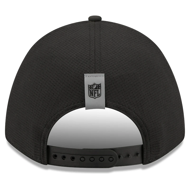 Casquette ajustable New Era noire Minnesota Vikings 2026 NFL Training Camp 9FORTY pour homme