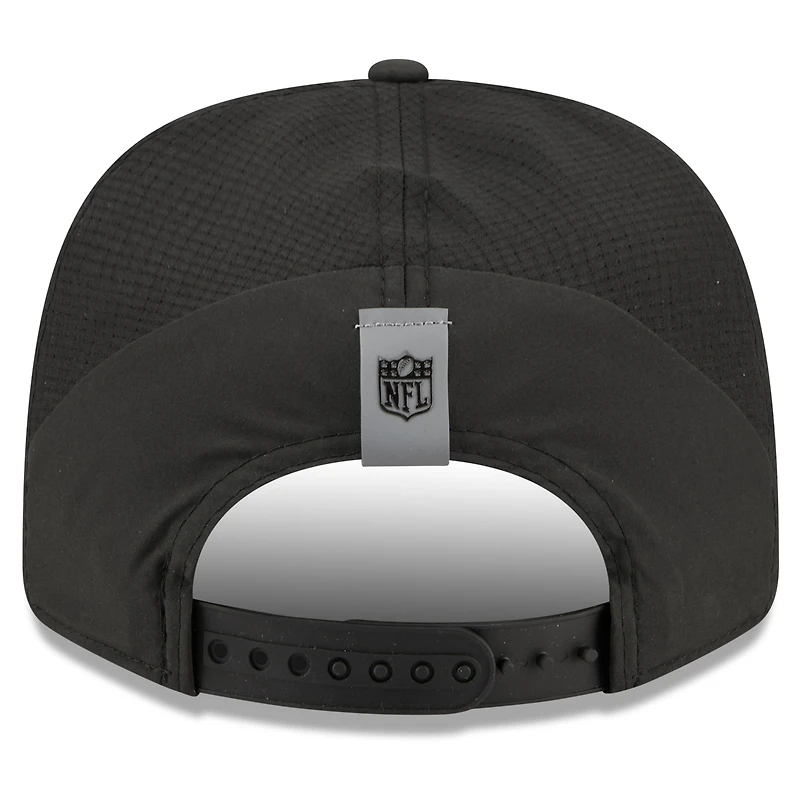 Men's New Era Black Minnesota Vikings 2026 NFL Training Camp 9SEVENTY Adjustable Hat