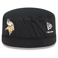 Casquette Skully noire New Era Minnesota Vikings 2026 NFL Training Camp pour homme