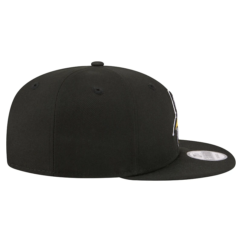 Casquette snapback New Era 9FIFTY noire Minnesota Vikings pour homme