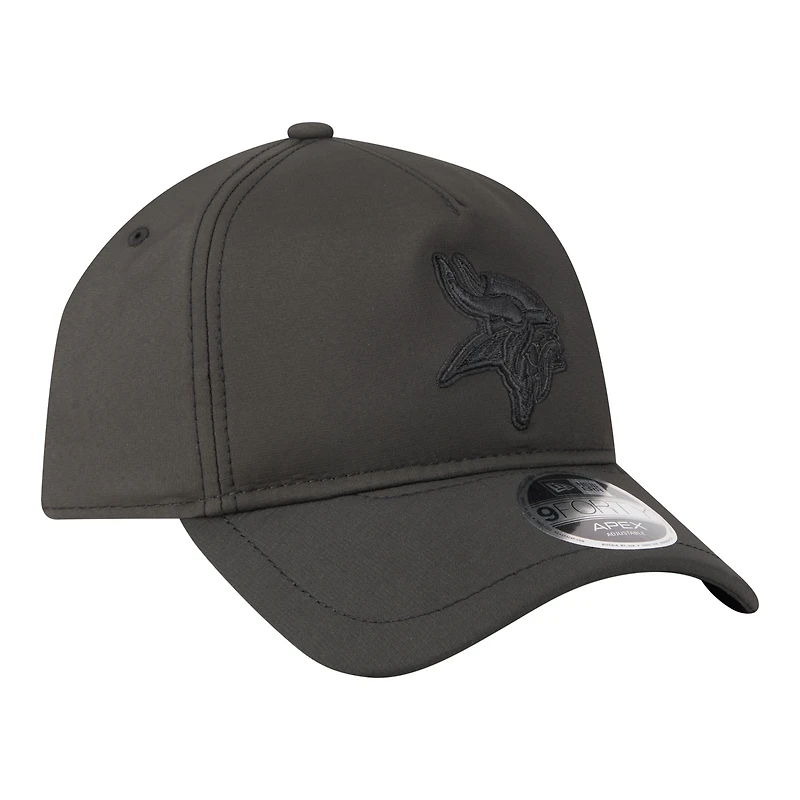 Men's New Era  Black Minnesota Vikings Apex 9FORTY Adjustable Hat