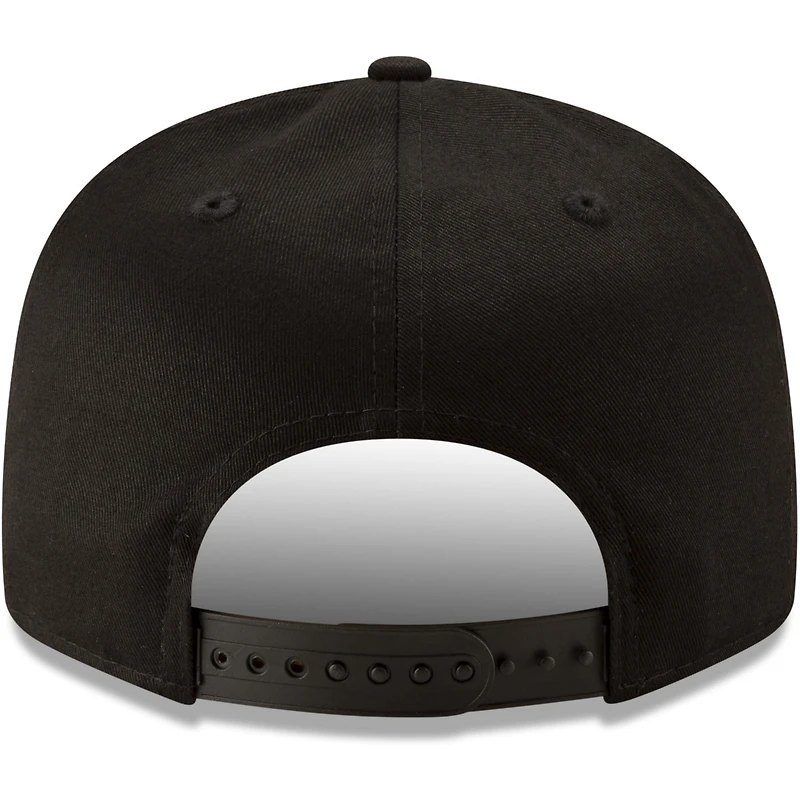 Men's New Era Black Minnesota Vikings Basic 9FIFTY Adjustable Snapback Hat