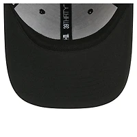 Men's New Era  Black Minnesota Vikings Core Team 39THIRTY Flex Hat