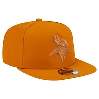 Men's New Era  Brown Minnesota Vikings Color Pack A-Frame 9FIFTY Snapback Hat