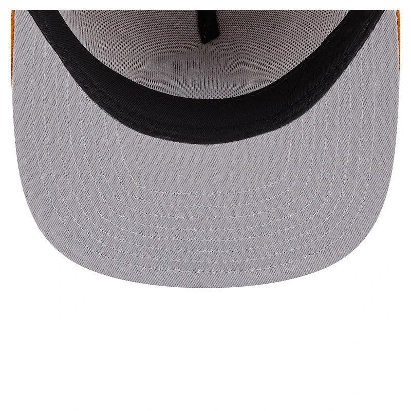 Casquette snapback A-Frame 9FIFTY marron pour homme, motif Minnesota Vikings, New Era