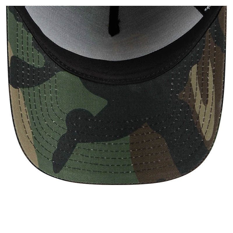 Men's New Era Camo Minnesota Vikings Mystic Camo A-Frame 9FORTY Adjustable Hat