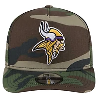 Casquette à visière camouflage New Era 9FIFTY pour homme des Minnesota Vikings