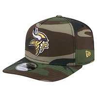 Casquette à visière camouflage New Era 9FIFTY pour homme des Minnesota Vikings
