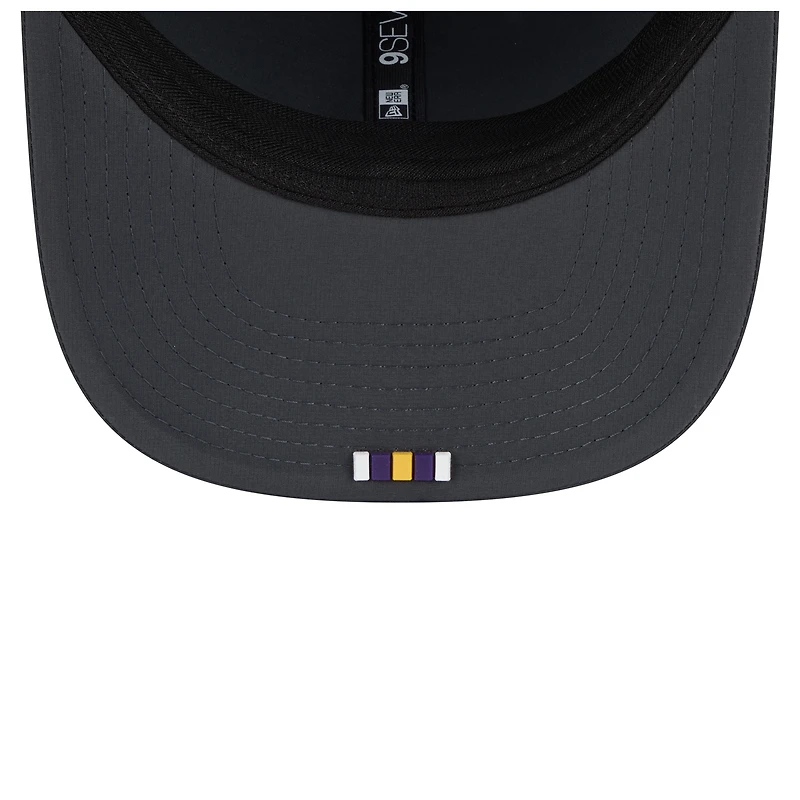 Men's New Era Charcoal Minnesota Vikings 2025 Sideline Cold Weather 9SEVENTY Adjustable Hat