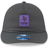 Men's New Era Charcoal Minnesota Vikings 2025 Sideline Cold Weather Retro Crown 59FIFTY Fitted Hat