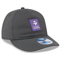 Casquette ajustée 59FIFTY pour homme, couleur charbon, Minnesota Vikings 2025 Sideline Retro Crown, New Era