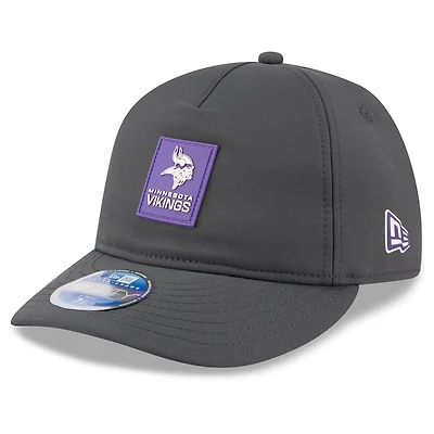 Casquette ajustée 59FIFTY pour homme, couleur charbon, Minnesota Vikings 2025 Sideline Retro Crown, New Era