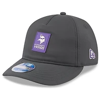 Casquette ajustée 59FIFTY pour homme, couleur charbon, Minnesota Vikings 2025 Sideline Retro Crown, New Era