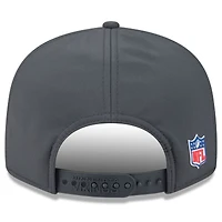Men's New Era Charcoal Minnesota Vikings 2025 Sideline Cold Weather Split Panel 9FIFTY Snapback Hat