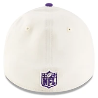 Men's New Era  Cream/Purple Minnesota Vikings 2025 NFL Draft 39THIRTY Flex Hat