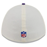 Men's New Era  Cream/Purple Minnesota Vikings 2026 NFL Training Camp 39THIRTY M-Crown Flex Hat