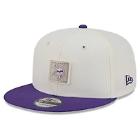 Men's New Era  Cream/Purple Minnesota Vikings 2026 NFL Training Camp 9FIFTY Snapback Hat