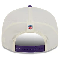 Men's New Era  Cream/Purple Minnesota Vikings 2026 NFL Training Camp 9FIFTY Snapback Hat
