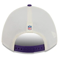 Men's New Era  Cream/Purple Minnesota Vikings 2026 NFL Training Camp 9FORTY Adjustable Hat