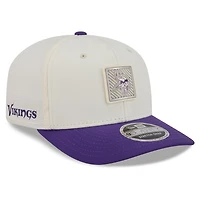 Men's New Era  Cream/Purple Minnesota Vikings 2026 NFL Training Camp 9SEVENTY Adjustable Hat