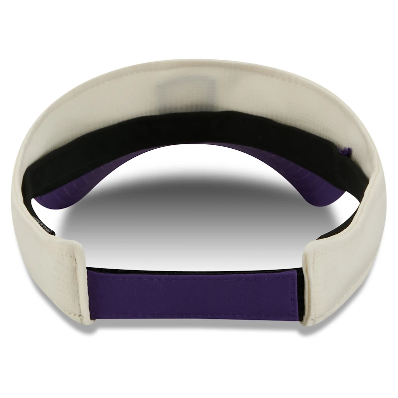 Casquette New Era pour homme, crème/violette, Minnesota Vikings, camp d'entraînement NFL 2026, visière ajustable