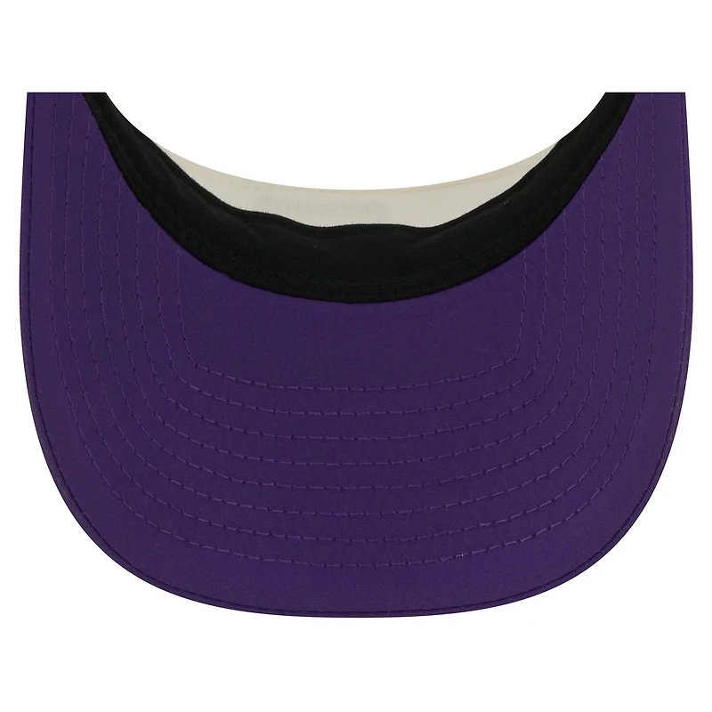 Men's New Era Cream/Purple Minnesota Vikings 2026 NFL Training Camp Adjustable Visor