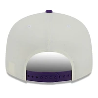 Casquette snapback 9FIFTY pour homme Minnesota Vikings City Originals crème/violet New Era