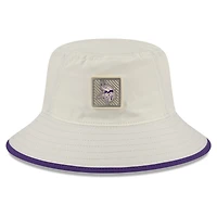 Bob de sport New Era crème Minnesota Vikings 2026 NFL Training Camp pour homme