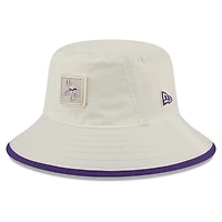 Men's New Era  Cream Minnesota Vikings 2026 NFL Training Camp Sport Bucket Hat