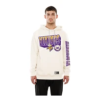 Sweat à capuche New Era crème Minnesota Vikings Dune Dust pour homme