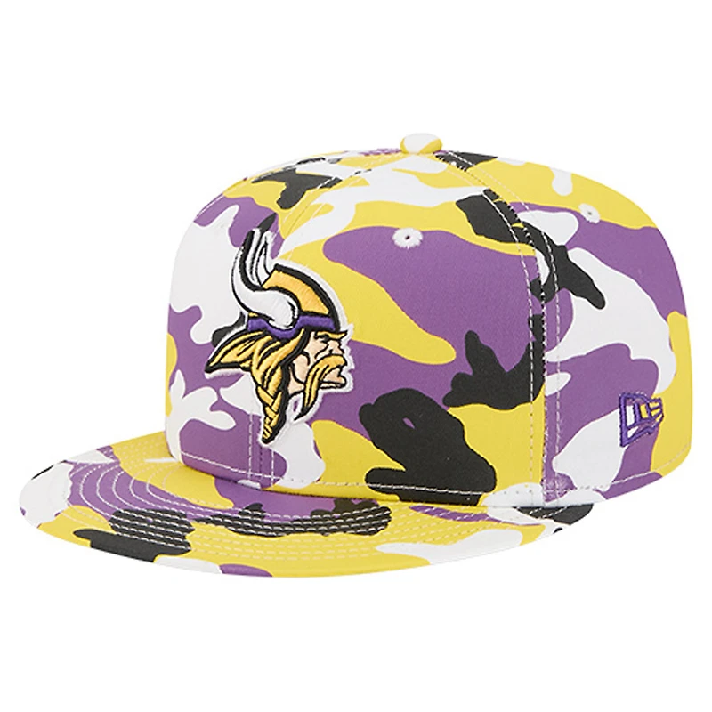 Men's New Era  Gold/Purple Minnesota Vikings 59FIFTY Fitted Hat