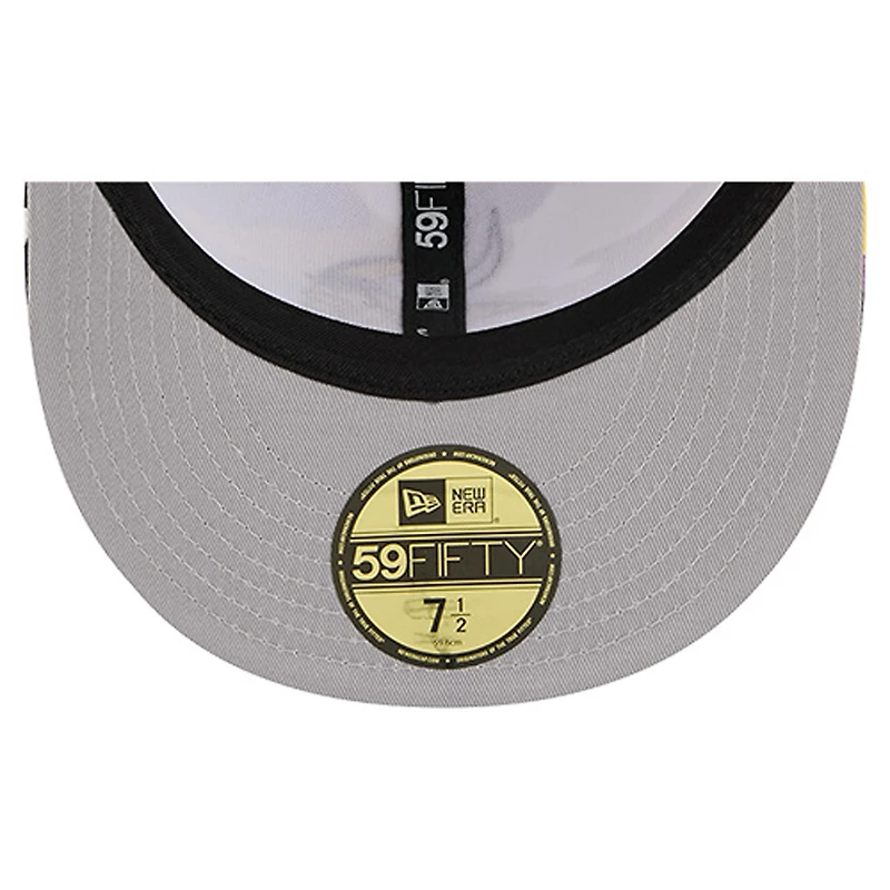 Casquette ajustée 59FIFTY New Era pour homme, couleur or/violet, des Vikings du Minnesota