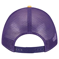 Men's New Era  Gold Minnesota Vikings  Linear A-Frame 9FORTY Adjustable Hat