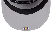 Casquette snapback 9FIFTY grise à panneau fendu pour homme, édition 2025 des Vikings du Minnesota, New Era
